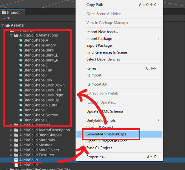 AnimationClipGeneratorForVRM
