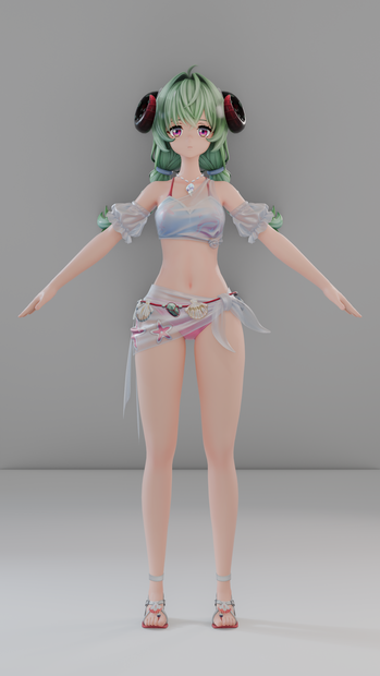 3D Iroi Summer Dream 伊洛伊 夏日梦 モデル配布
