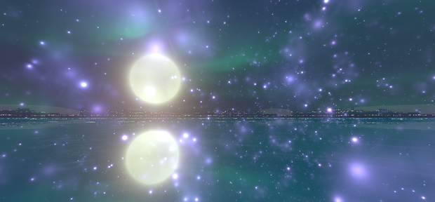 （無料）Night Building Skybox Shader