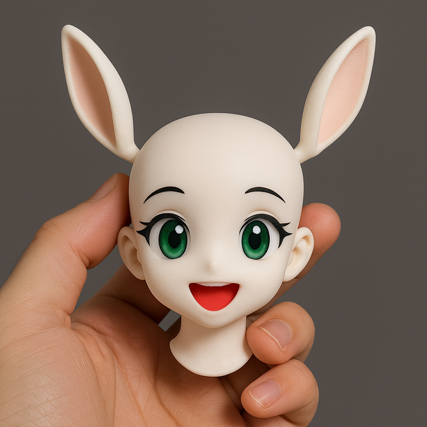 Head7 – アニメ風うさぎヘッド（3Dプリント用STLデータ）