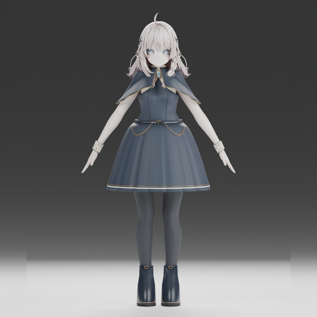 【しなの／ミルティナ／マヌカ／キプフェル対応】NOCTURNE ATELIER｜ケープ付きクラシカルドレス - VOILE 26