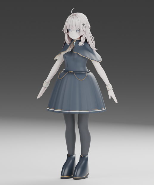 【しなの対応】ATELIER01 — Nocturne Atelier｜ケープ付きクラシカルドレス - VOILE 26