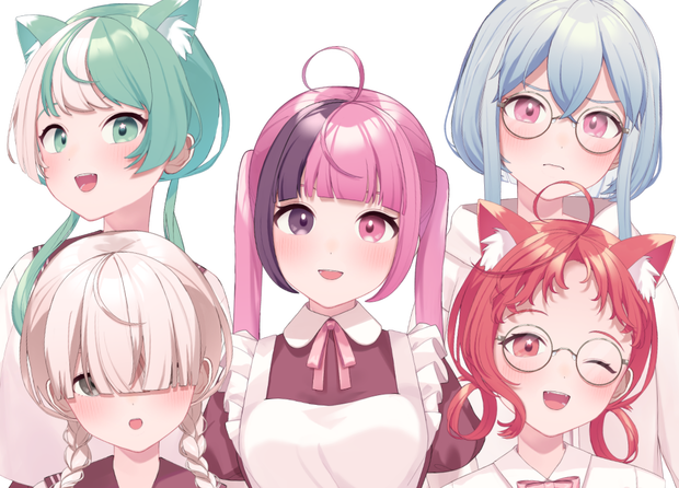 【汎用カスタムVtuberモデル】いぱたむちゃん【いっぱいカスタムできる】