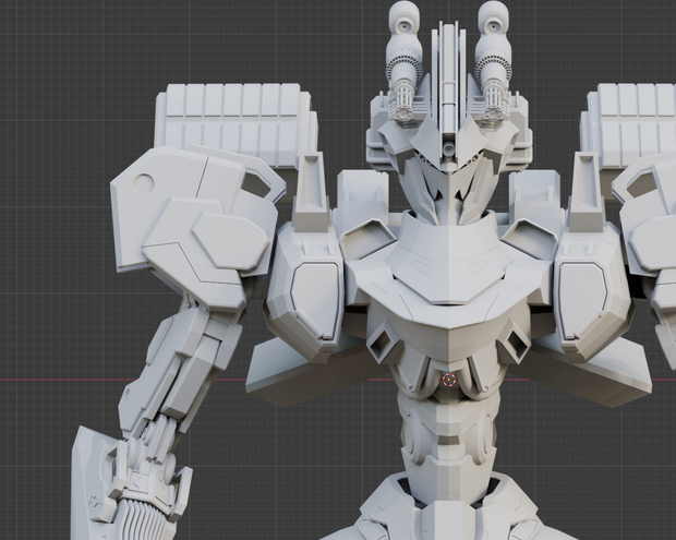【オリジナル３Dモデル】Mecha.1 アレフティナ