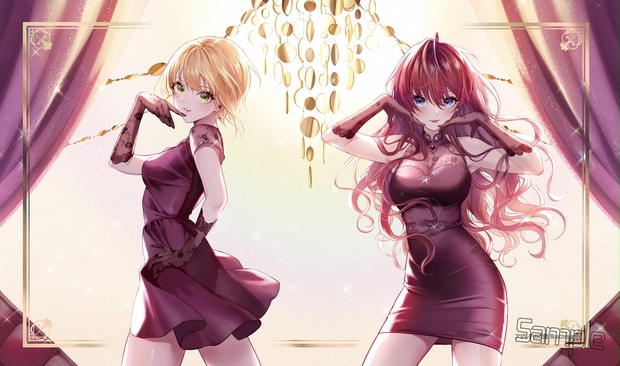 プレイマット　アザレアの花園　LiPPS  デレマス Re;IRIS プレイマット - アザレアの花園 - BOOTH