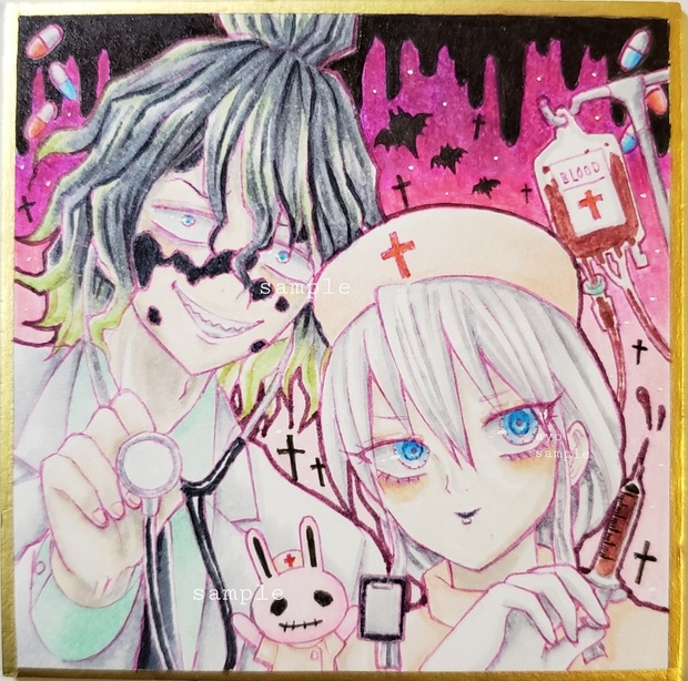 手描きイラスト 原画 ショップ Booth