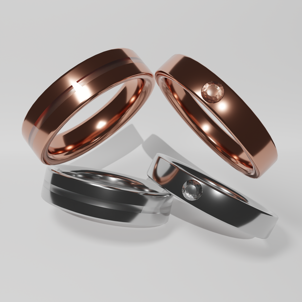 近付くと色が変わる！Reactive Pair Ring