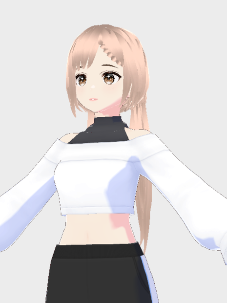 vroid pigtails hair