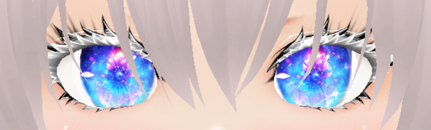 vroid blue flower eyes
