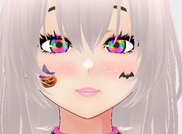 vroid rainbow eyes