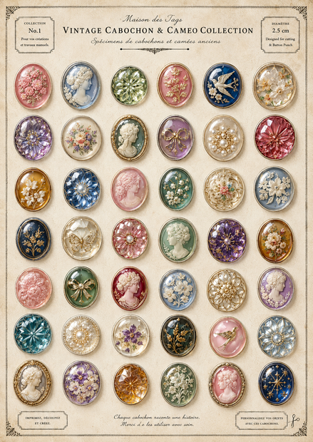 Vintage Cabochon & Cameo Collection