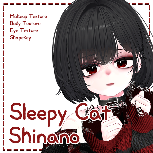 Shinano Sleepy Cat Texture & Shapekey