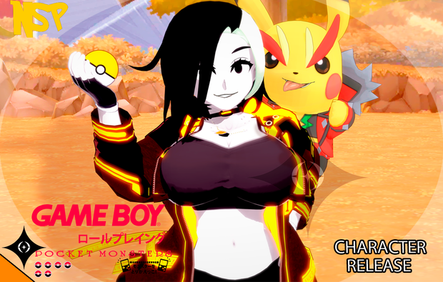 ⚝ N s p ⚝ [OC Pokémon] 【コイカツ / 】3Dモデル