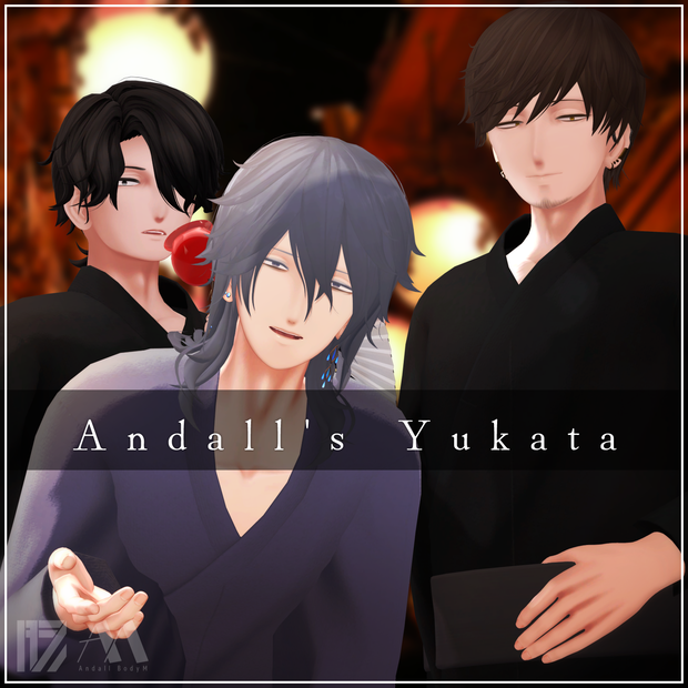 【VRChat向け】Andall's Yukata