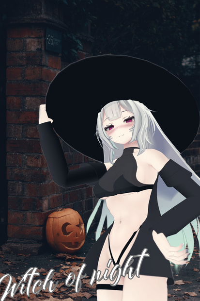 Vrchat Witch of night (Wolferiaウルフェリア)[PB X]