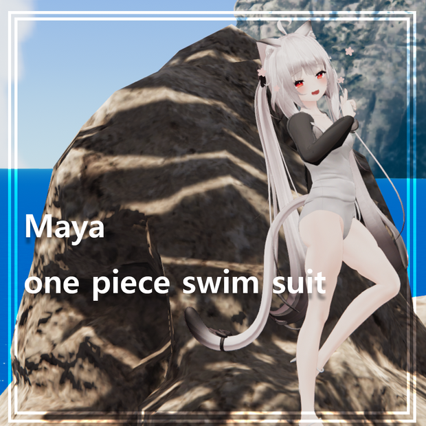 [3dモデル]Maya summer one-piece swimsuit
