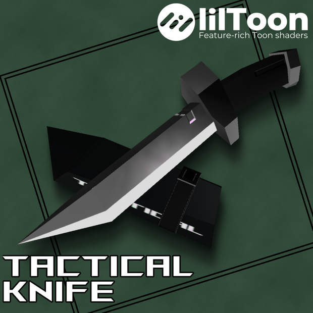 [3Dモデル]Tactical knife