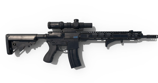 3D道具 M416 gun銃