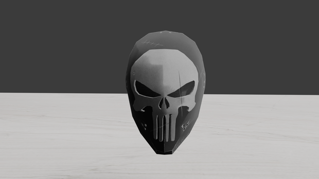 Skull mask for VRChat Avatars and world props. 「VRChatのアバターやワールド小道具用のスカルマスク」