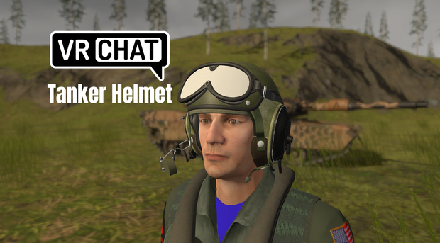 VRChat Tanker Helmet For Avatars. 「VRChatアバター用タンクヘルメット」