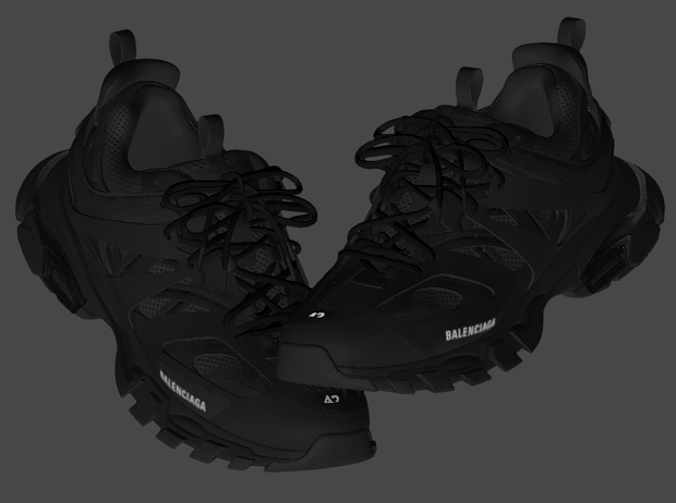 CRISTOBAL Track スニーカー Black
