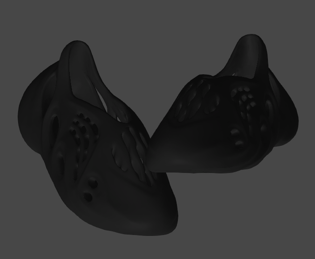 AD Ye2zy Foam Runner スニーカー Black