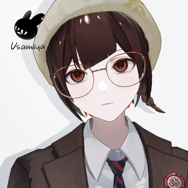 【兎味屋3Dモデル】Aちゃん（VRM/VRC）