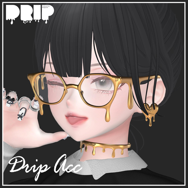【VRChat想定】DRIP Accessory【アクセサリー】