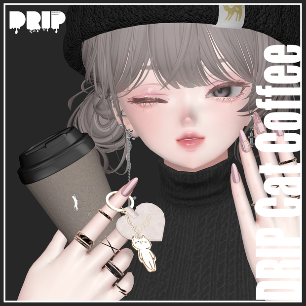 【VRChat想定】DRIP CAT COFFEE【PB設定済み】