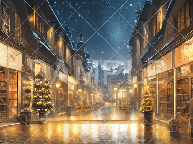 【背景素材】クリスマス3種（ファンタジー系）［012］