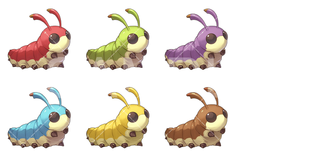 【画像素材】かわいいモンスター素材［052］