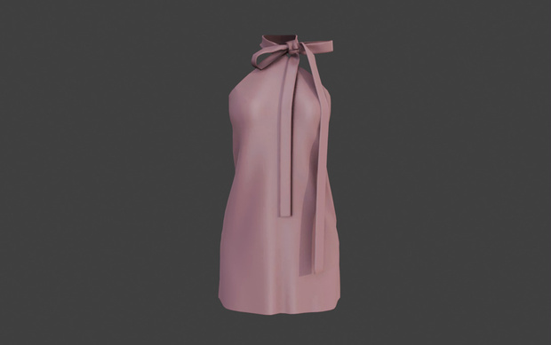 Ribbon Tie Dress (FBX)