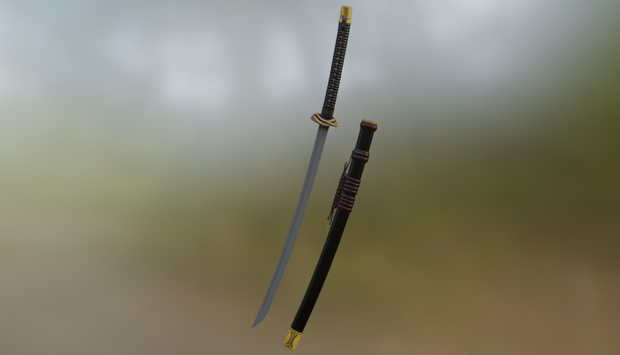 Dragon Katana (FBX)
