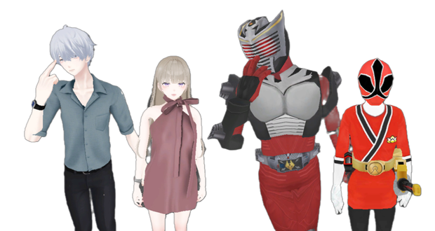 Super Sentai & Kamen Rider Avatars (VRChat)