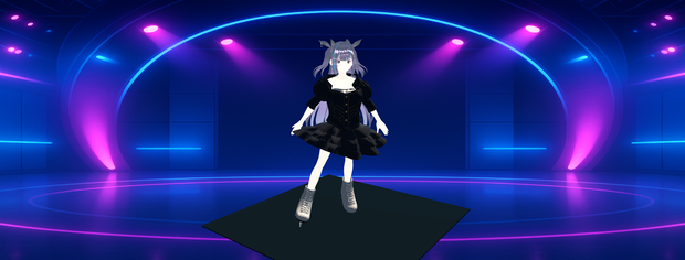 Ice skating princess Gala style [VRoid]  アイススケートのプリンセスガラドレス