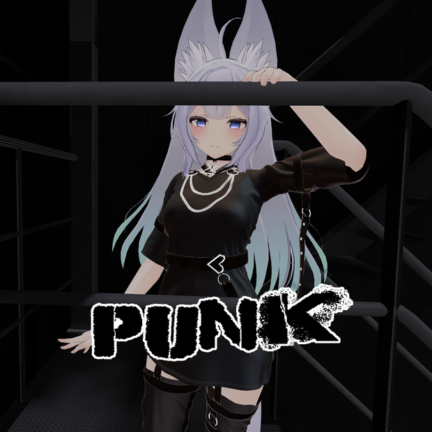 【ウルフェリア用】普段着(Punk)