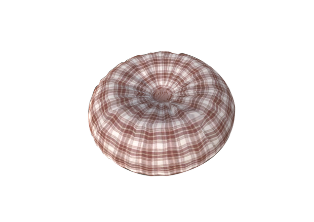 [３dモデル]  枕 round throw pillow