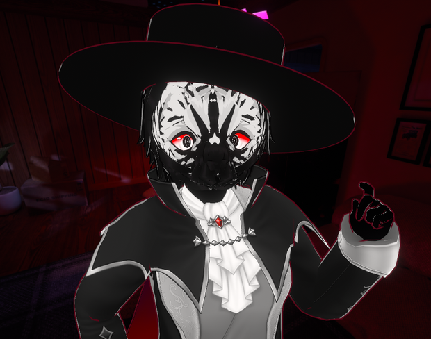 Masked character (vroid studio)