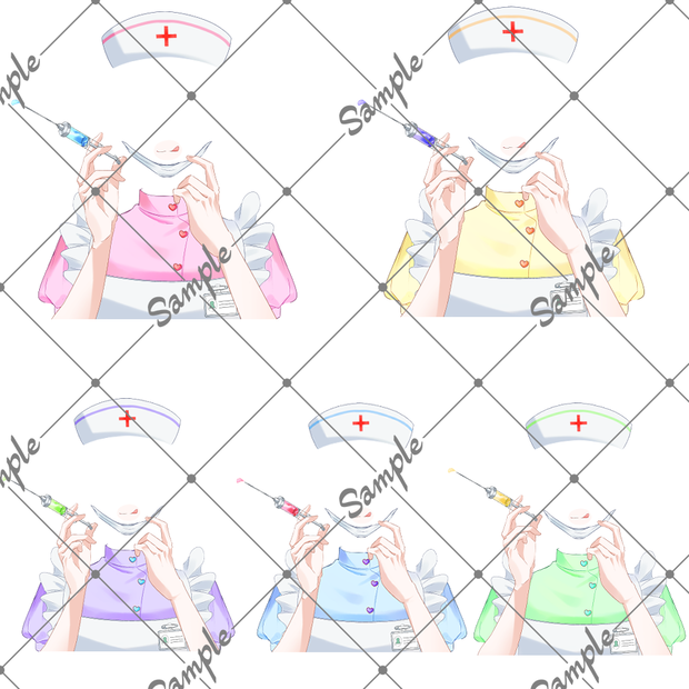 【VTuber向け素材】ナース服素材
