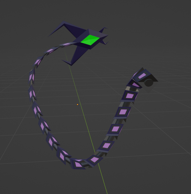 Cybernetic / Mechanical / Robot / Demon Tail 3D Model 