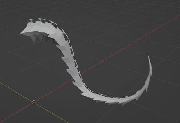 [3d Model] Dragon/Demon Tail