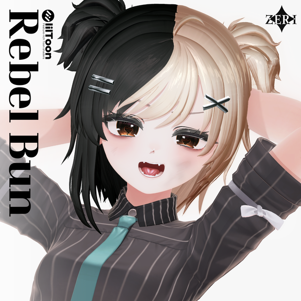 𝐍𝐨.𝟒 ✦ 𝐑𝐞𝐛𝐞𝐥 𝐁𝐮𝐧【VRC Hair】#ZERI_booth