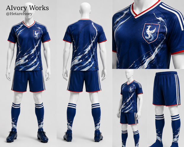 Japan Crest Uniform_Aqua（日本代表風ユニフォーム・アクア）