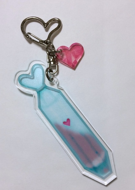 小瓶風アクリルキーホルダー 紅茶の旋律 Booth