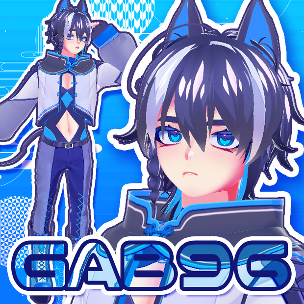 【3Dモデル】GAB96 VRM【Vroid製】