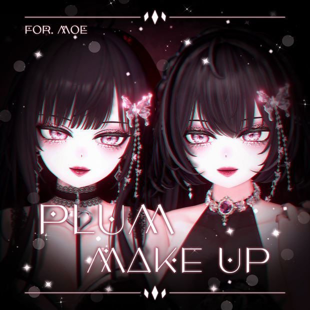 【 萌 / Moe 専用 】 Plum Make-up Texture [PSD]