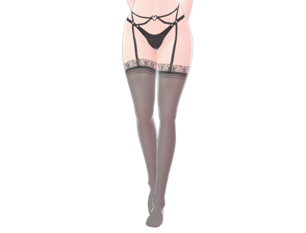 Socks sexy 04 black