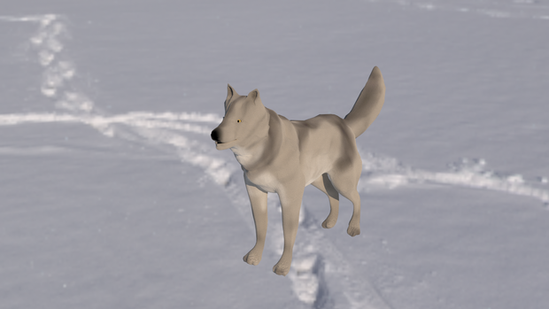 [Unity対応3Dモデル]  犬