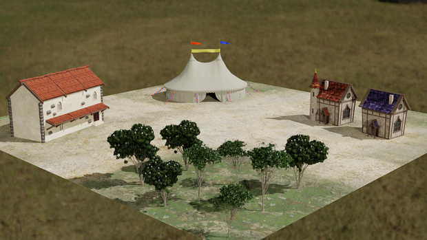 [Unity対応] 町 (RPG風)