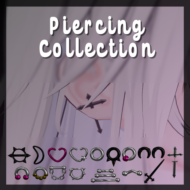 【VRC想定】Piercing Collection/ピアスコレクション